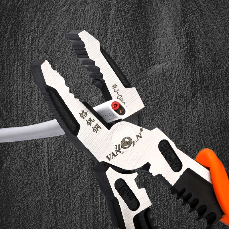 Многофункциональные плоскогубцы для электрика Vanjoin инструмент зачистки