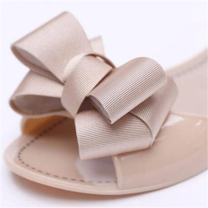 Сандалии WSS198 женские с бантом элегантная обувь на плоской подошве повседневные