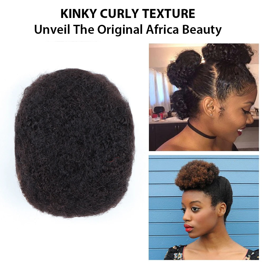 AHVAST Cheap Afro Kinky Hair Bulk 1 Pack Dread LOCS  Extensions Dread Hair Extensionsr Braid Hair 100 Human Hair