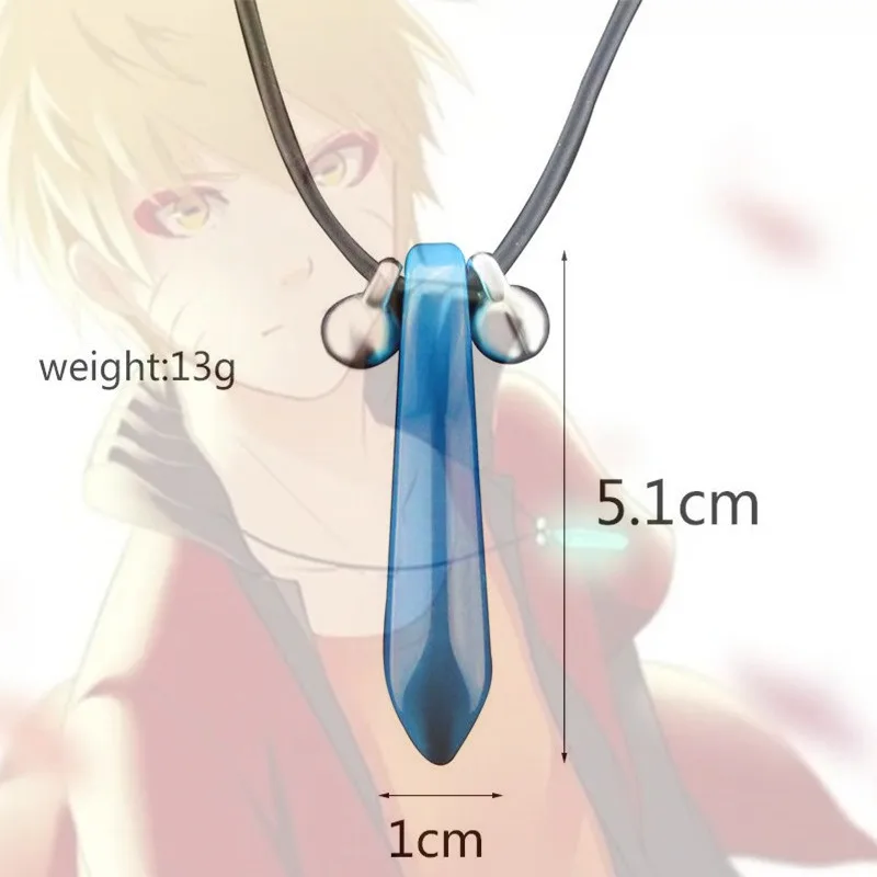 

Hapyto Uzumaki Hapyto Tsunade Costumes Costume Props Metal Anime fan White Blue Green Pendant