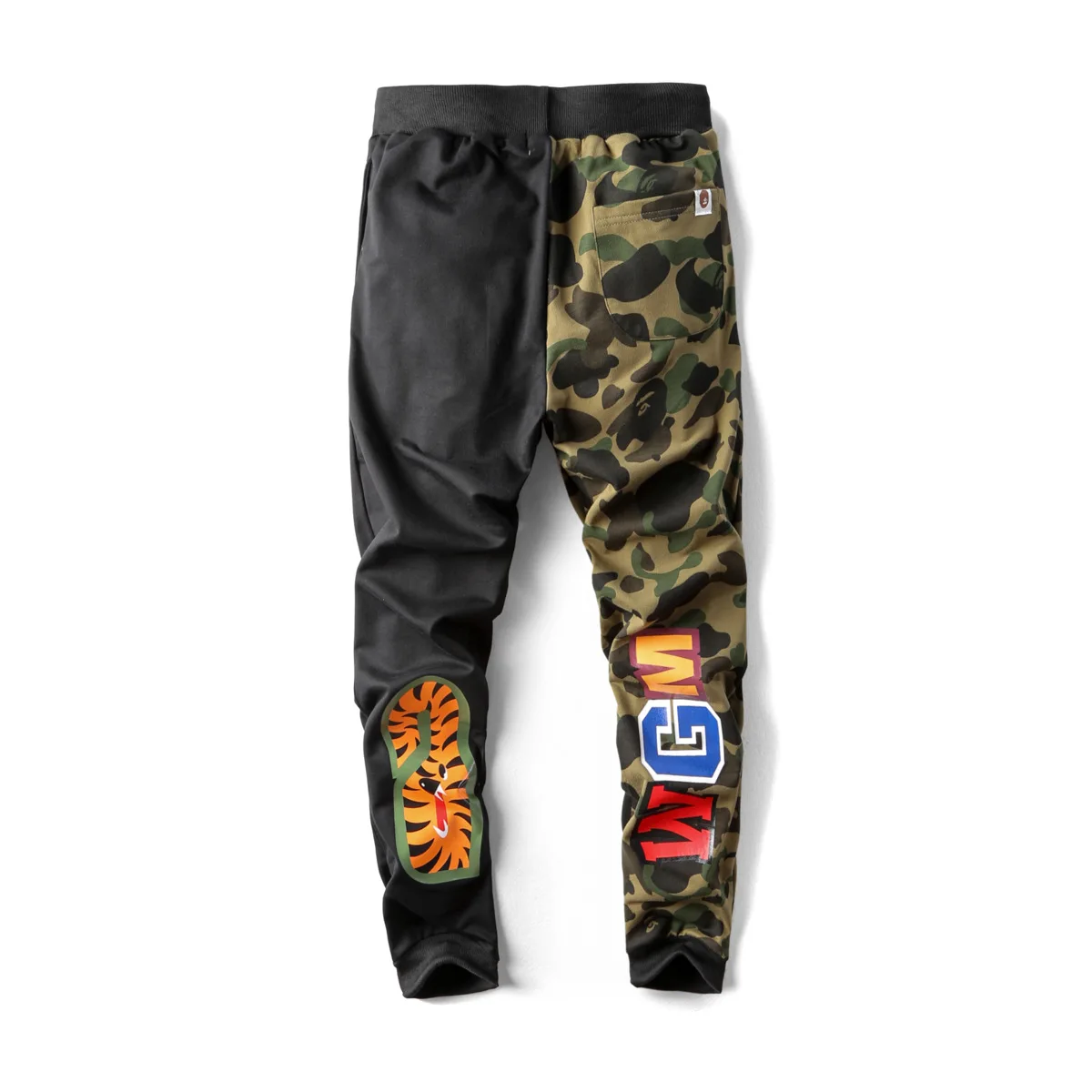 

Bappe Camouflage Pants Loose Slacks Shark Print Small Feet Trousers Streetwear Harajuku Fashion Street Wear Pants