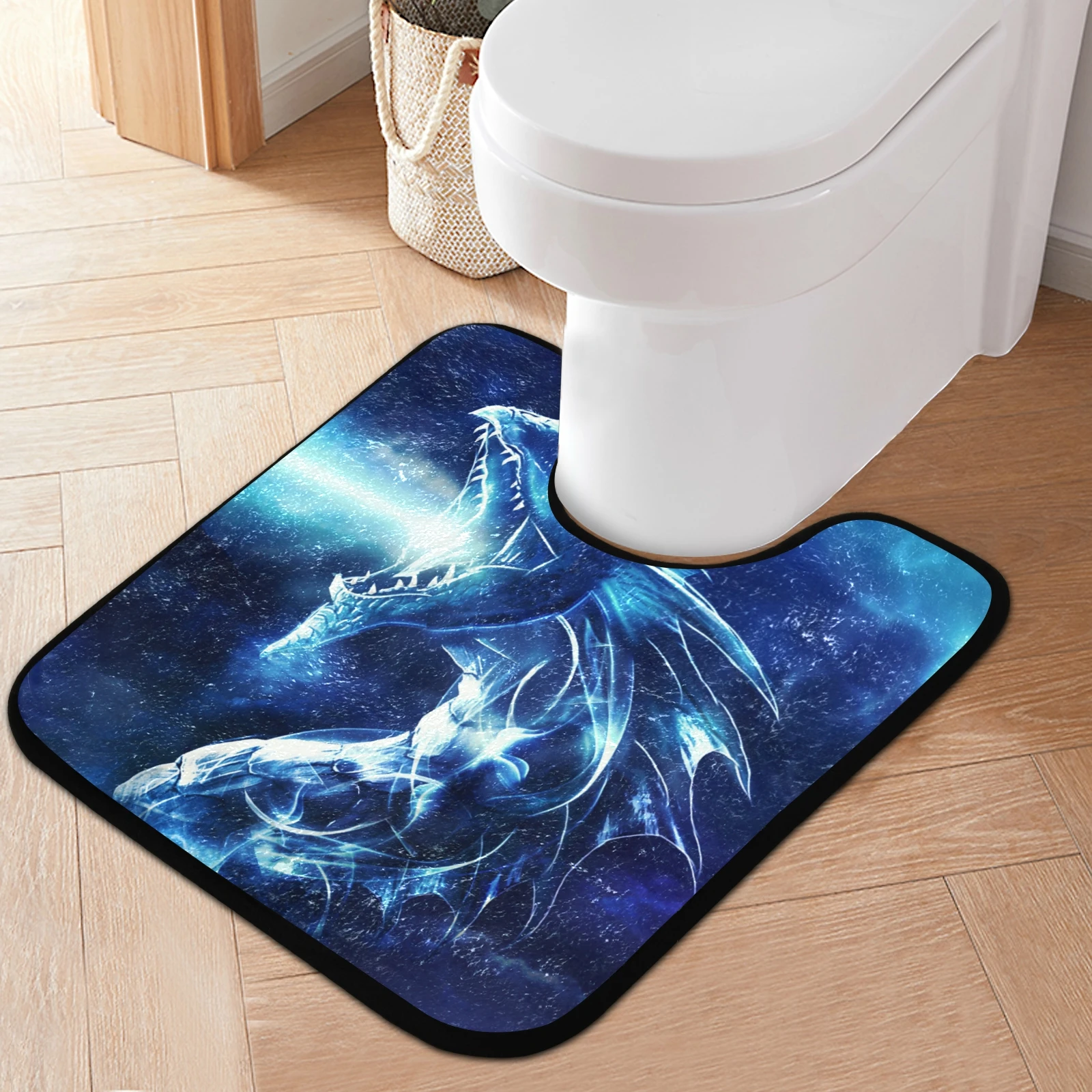 Коврики для ванной с принтом волка 2 шт./комплект | Дом и сад