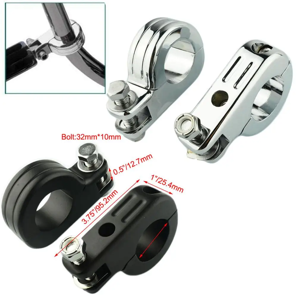 Подставка для ног мотоцикла P образный зажим крепления Harley защита двигателя