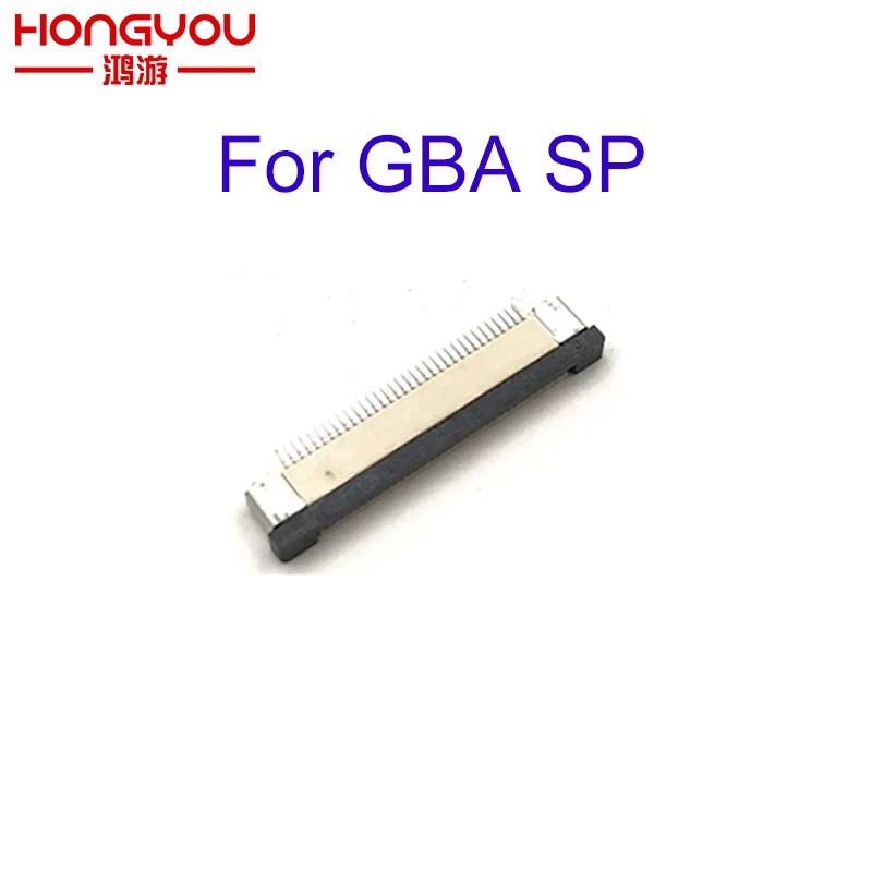 10 шт. Новый гибкий кабель с зажимом для ЖК экрана разъем Nintendo GameBoy Advance SP запасные