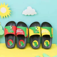new kawaii cartoon dinosaur children slippers non slip soft sole kids shoes for girl boys shoes summer cute home indoor slippers