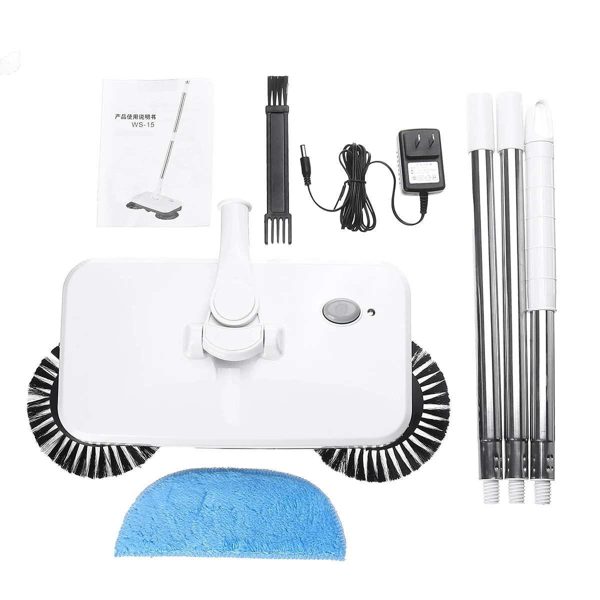 

Wireless Rechargeable Sweeping Machine Cordless Reusable Cleaning Pads Spin Powered Floor Mopper Electric Mop Handheld