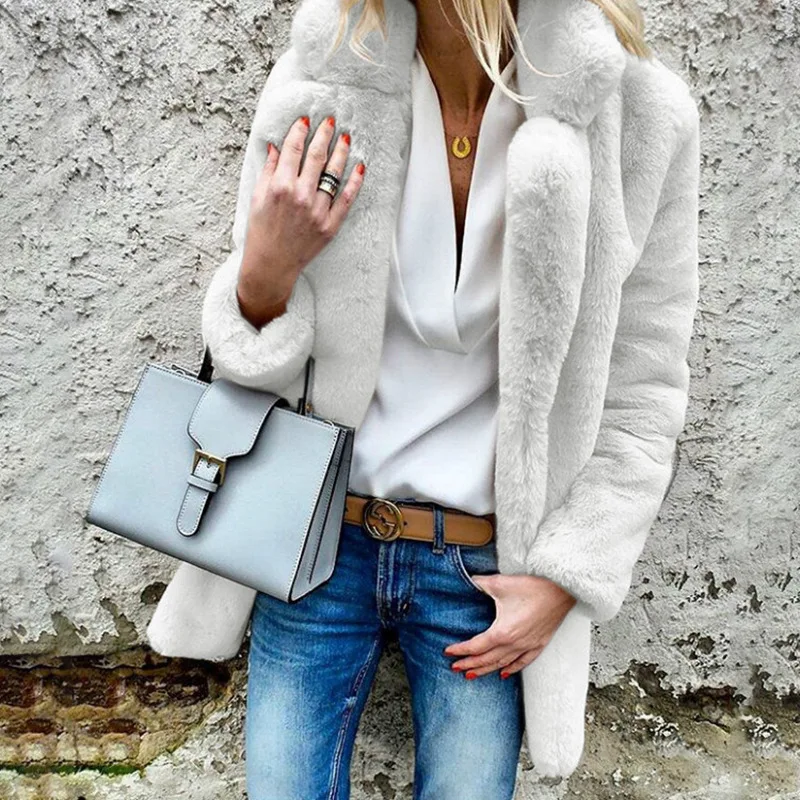 

2020 Hot Sale New Design Styele Casual Clothing Sweatwear Sweet Sexy Fashion Soft Good Fabric Women Faux Fur 10032