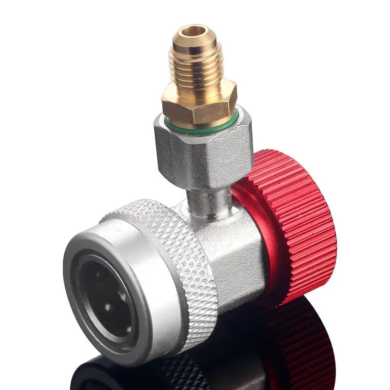 R134A Freon H/L авто быстроразъемный соединитель латунные адаптеры для кондиционера