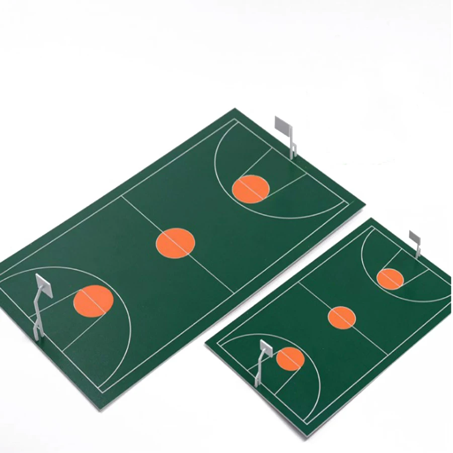 DIY ручной работы архитектурная модель баскетбольная площадка в N масштабе поезд