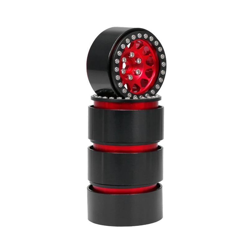 

4PCS Metal 1.9 Beadlock Wheel Rim Hub for 1/10 Traxxas Hsp Redcat Rc4Wd Tamiya Axial SCX10 D90 HPI RC Car Spare Part
