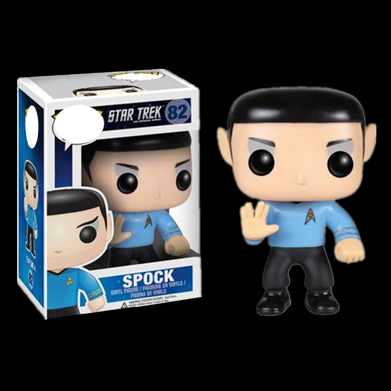 Экшн фигурки StarTrek Spock из ПВХ Коллекционная модель Популярная игрушка для ребенка