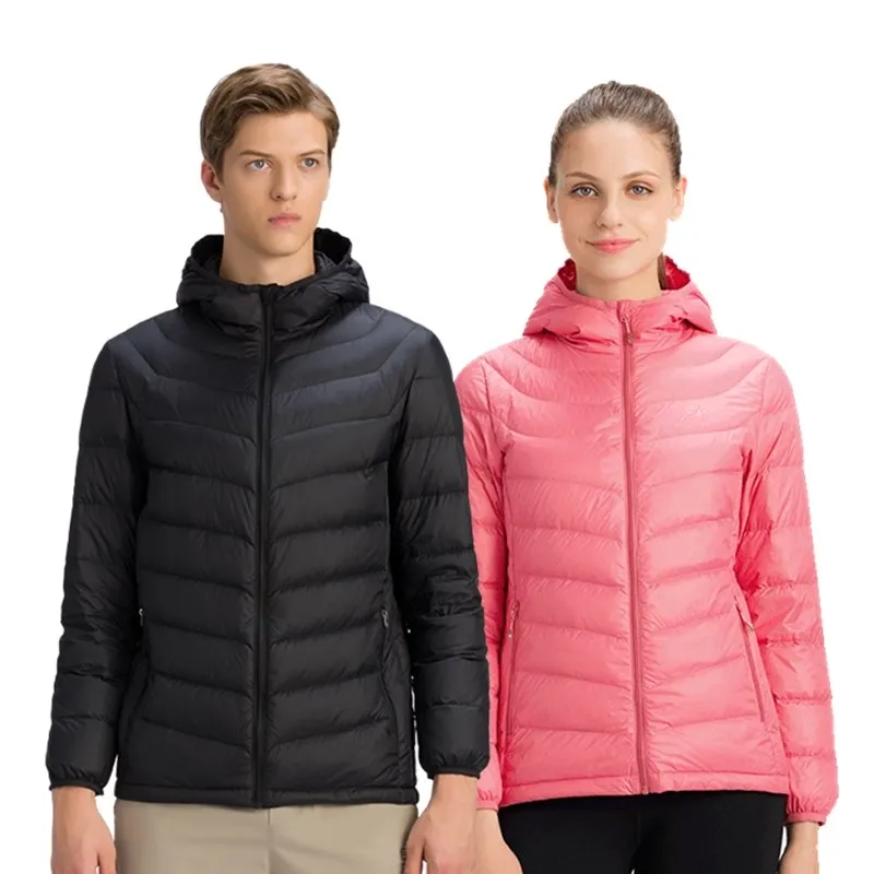 Зимние мужские и женские тонкие пуховики парки опорный изолятор на Цвет пуховое