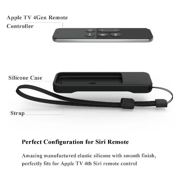 6 Цвета дистанционного Управление чехлы силиконовый чехол для Apple Tv 4k 4th Gen