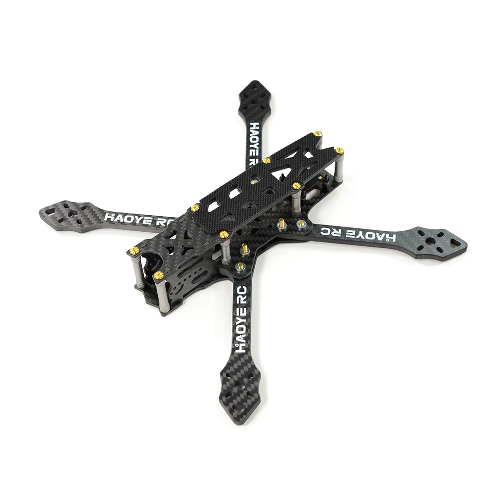HAOYE RC X1 рама скрещивающая машина/5 дюймов карбоновая полка FPV frestyle Huafei Racing