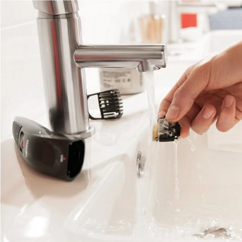 Профессиональная вакуумная система триммер для бороды машинка стрижки волос на