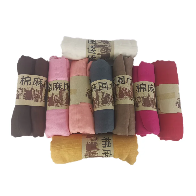 2019 Новое поступление модный шарф из хлопка женские теплые мягкие накидка шали и