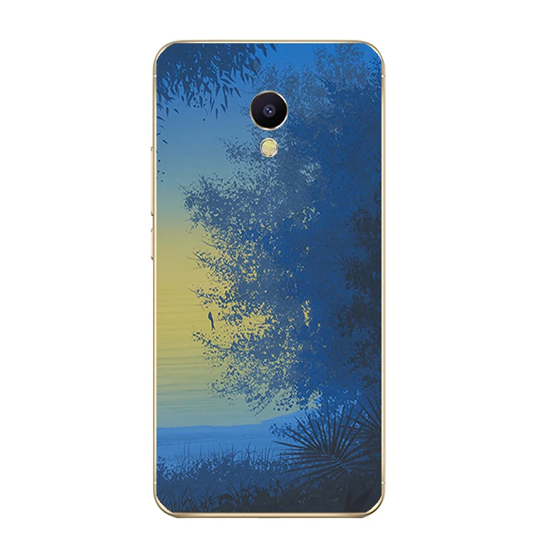 Чехол для телефона Meizu M2 M3 M3S Mini чехол Meilan M5 / M5S Shell U10 U20 мягкий из ТПУ с изображением