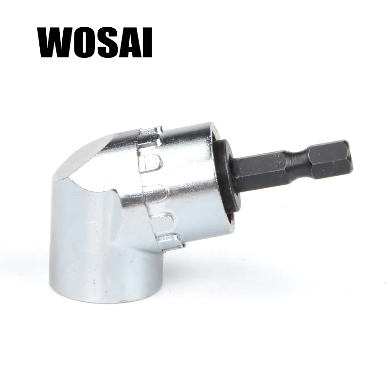 WOSAI 1/4 Магнитный соединитель 105 градусов регулируемый угол сверла отвертка с