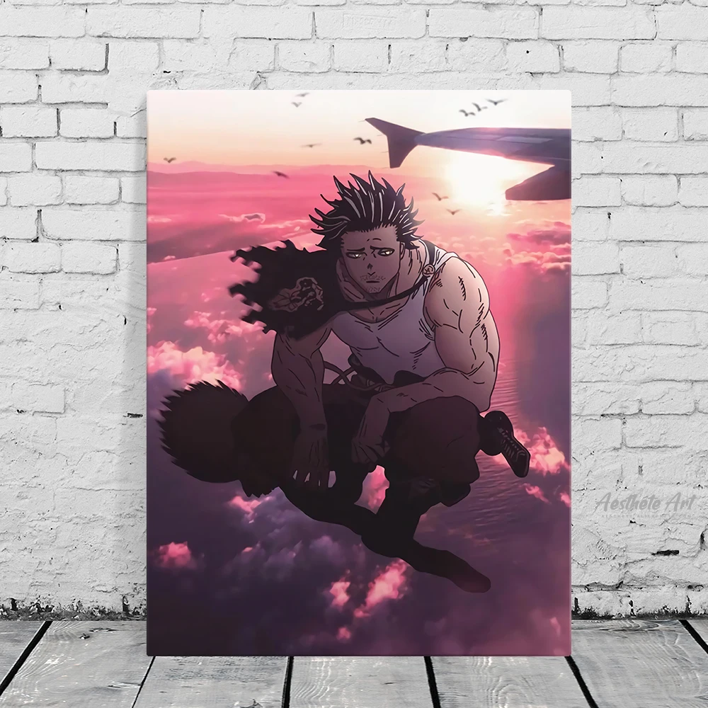 Yami Sukehiro Black Clover Anime Home Decor Canvas Painting Wall Picture Living Room Decoration Art Poster Print |