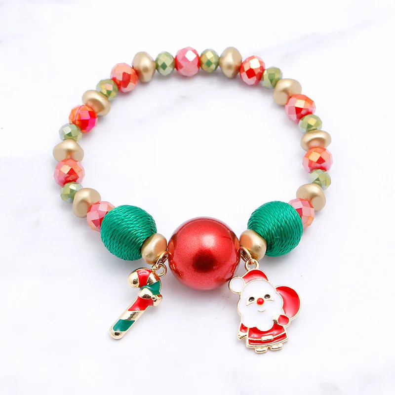 

Cosplay Christmas Tree Santa Claus Candy Bracelet Couple Adult COS Pendant Christmas Halloween Gift Butterfly