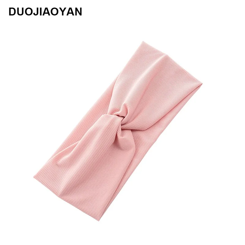

2020 Women Headband Cross Top Knot Elastic Hair Bands Soft Solid Girls Hairband Hair Accessories Twisted Knotted Headwrap