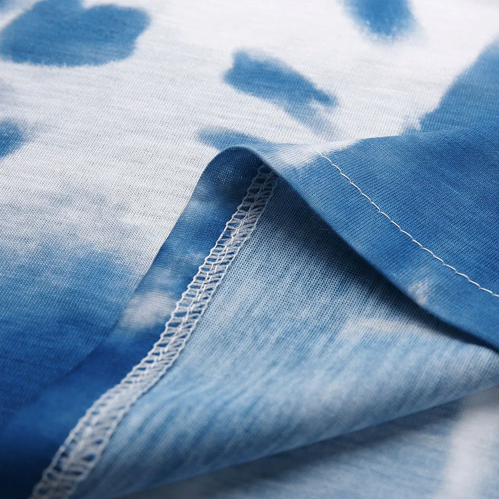 Модные толстовки женские повседневные с принтом в виде галстука красителя