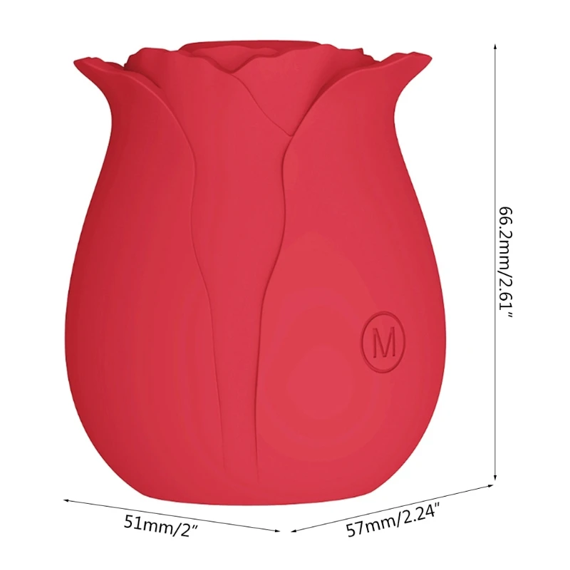 Вагинальный вибратор в форме розы интимные товары присоска для сосков оральная
