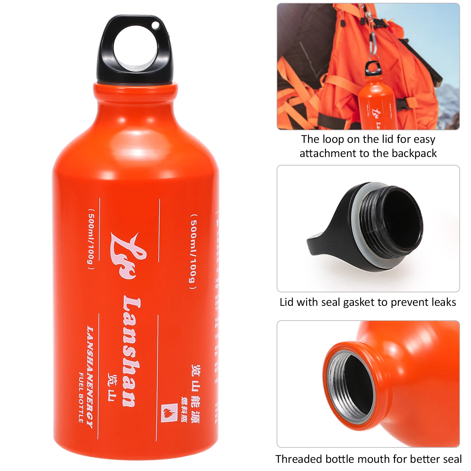 Походная горелка для пикника пешего туризма газовая с 500 мл бензиновой топливной