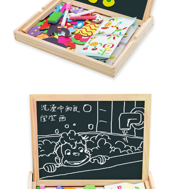 

Wooden magnetic jigsaw puzzle puzzle blocks early education children puzzle toys wonderful board board board hot sales