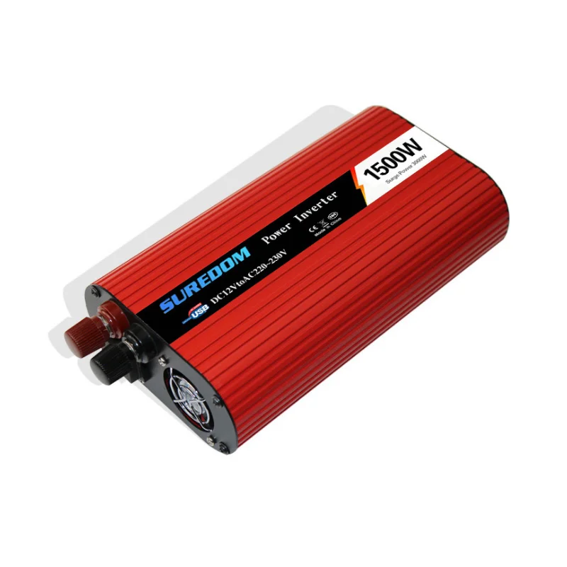 1500 Вт двойной USB DC 12 V/24 V к AC 120 V/220 преобразователь мощности автомобильный инвертор