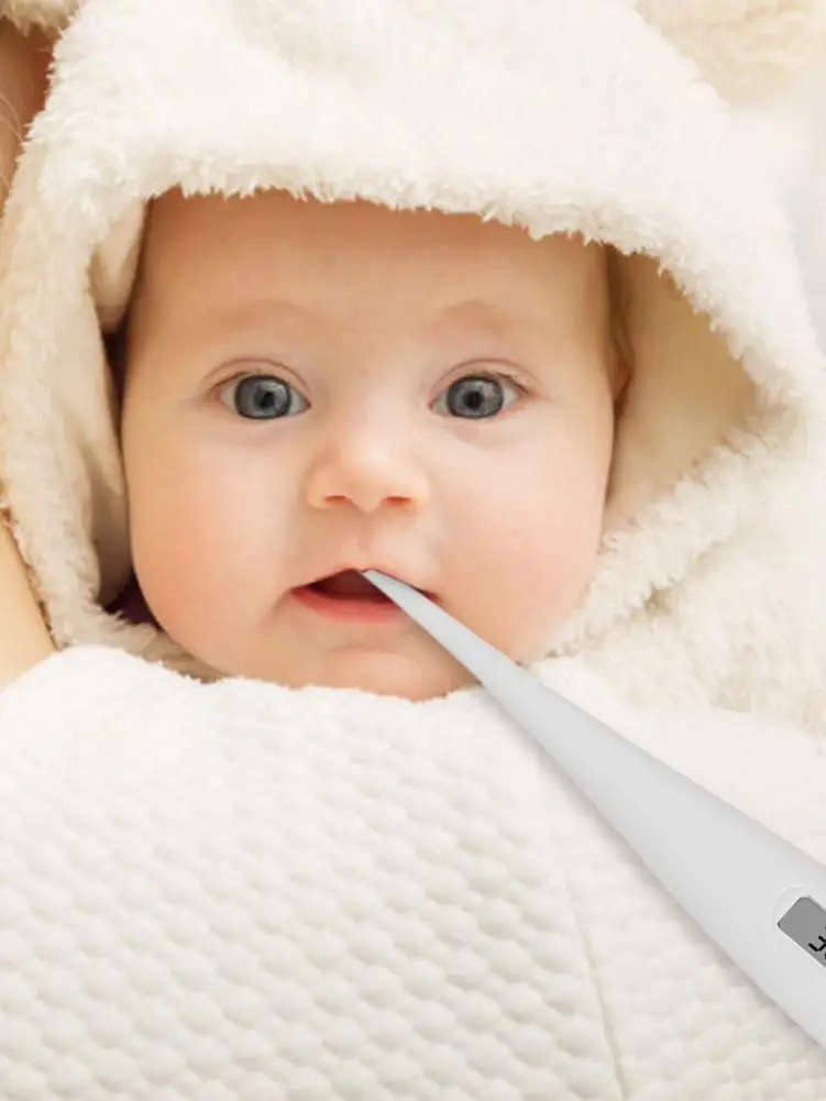 Digital Thermometer LCD Adult Children Baby Electronic With Display Oral Anal Armpit Measuring Fever |