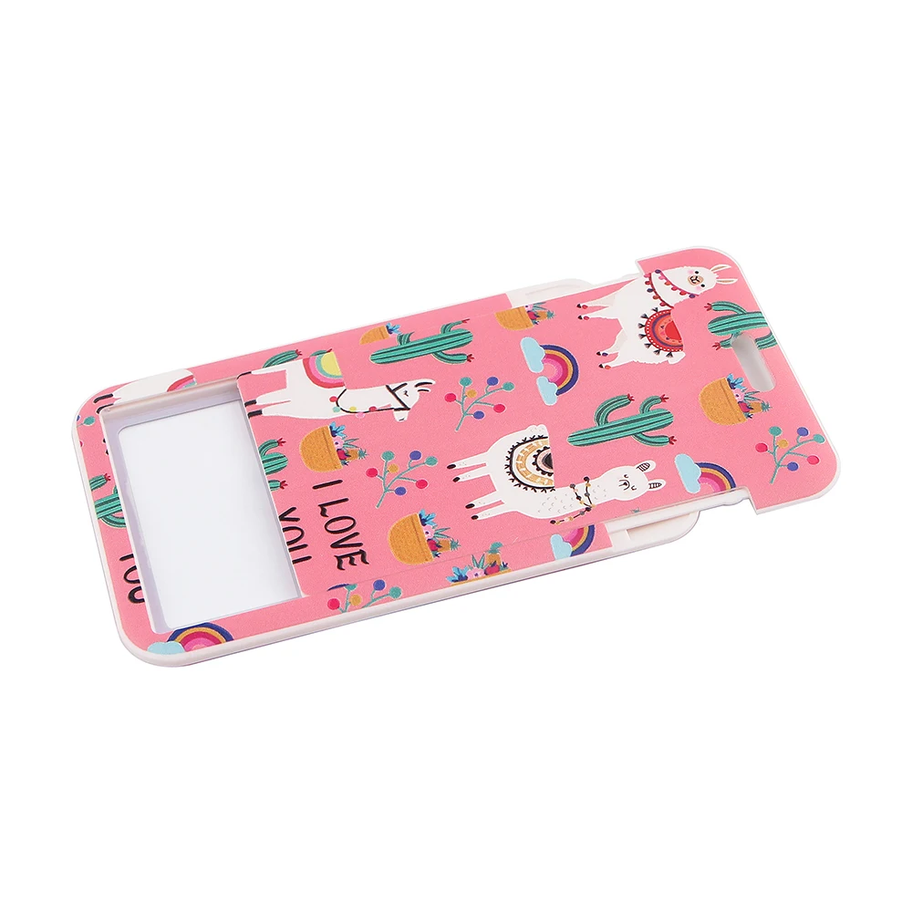 DZ1504 розовый милый Альпака брелоки с принтом ленты ремешки для ключей ID карты