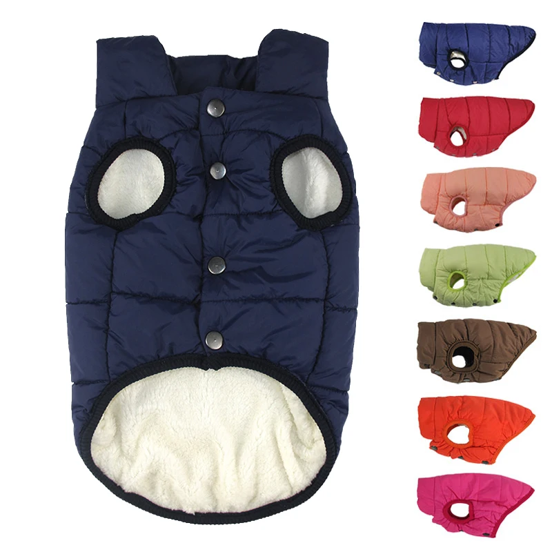 

Pet Dog Winter Jacket Coat Warm Windproof Big Dog Clothes Coat Christmas Small Dog Chihuahua Pug Outfits French Bulldog Clothing