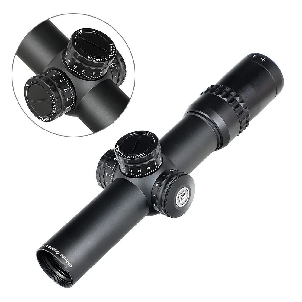 

ohhunt Guardian 4.5x24IR Hunting Optical Compact Riflescope Glass Etched Reticle 1/2 Half Mil Dot Tactical Shooting Scope Sight