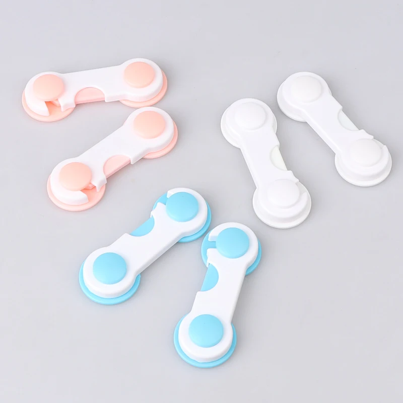 5 piezas de pl&aacute;stico para protecci&oacute;n de seguridad para beb&eacute;s, productos de seguridad para ni&ntilde;os en armarios, cajas, cerradura de puerta de caj&oacute;n-5