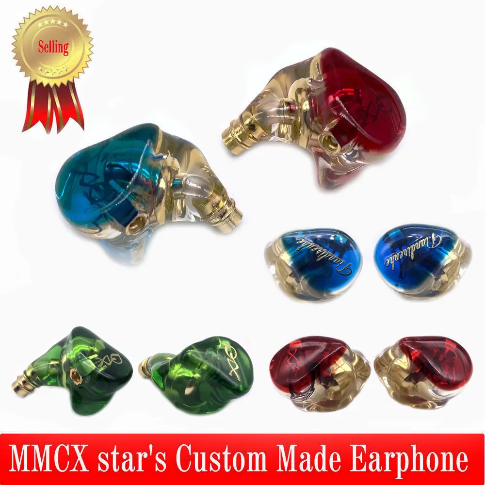 Наушники MMCX на заказ с шумоподавлением со звездами сменные спортивные наушники