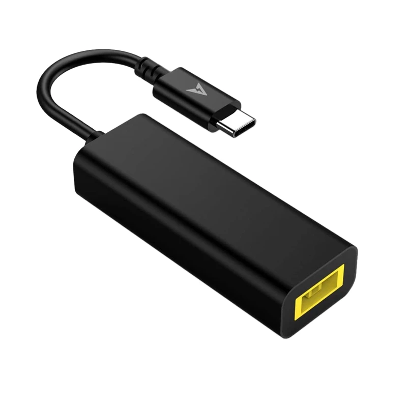 Адаптер USB C to Slim Tip Square 45 Вт преобразует зарядное устройство в Type для Lenovo Thinkpad Samsung