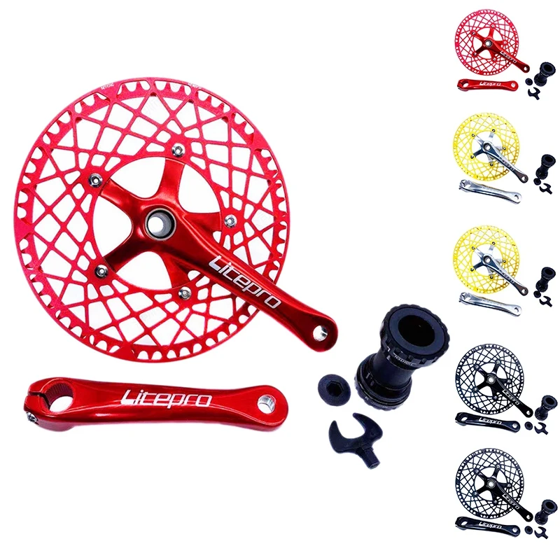 

Litepro Bicycle Spider Web Sprocket 130BCD Folding Bicycle BMX Sprocket Bicycle Crank Gear Bicycle Accessories