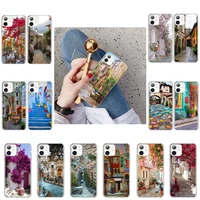 travel italy france london flower world places phone case for iphone 12 11pro xs max xr 7 8 6 plus 5 5s se 12 mini se2