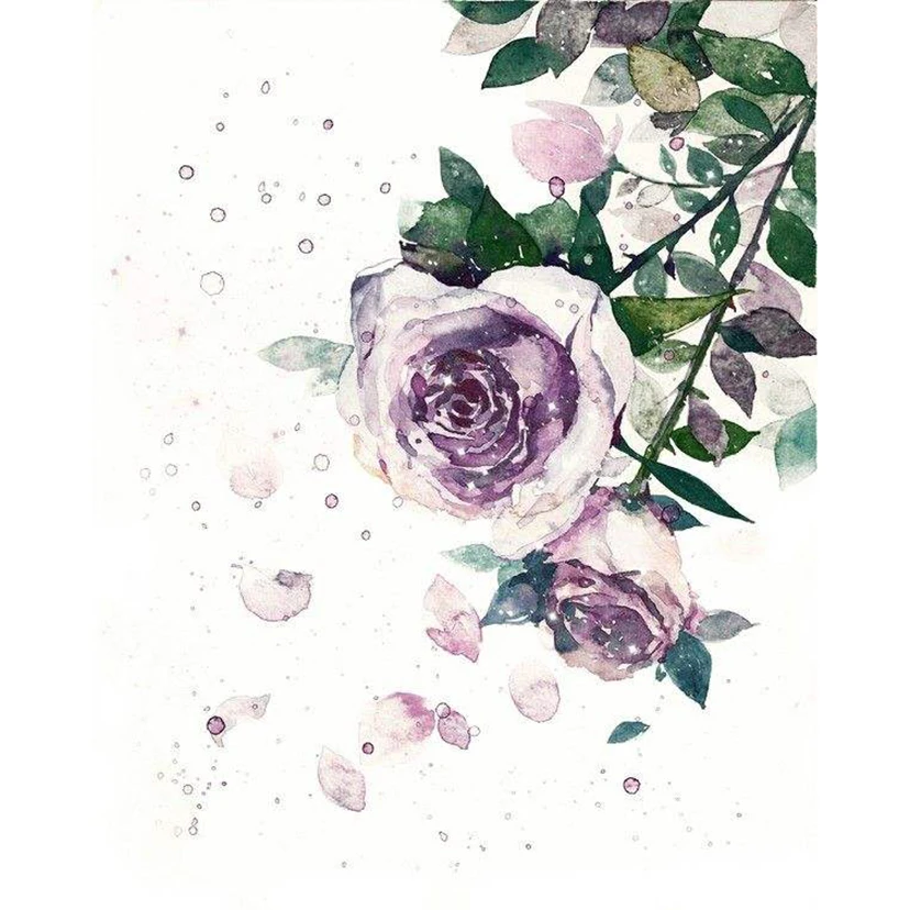 Полноразмерная/круглая 5D алмазная живопись Роза вышивка крестиком мозаика из