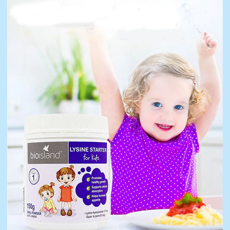 

Australia Bio Island Lysine Starter for Kids Infants Children Healthy growth development nutritional needs due to fussy eating