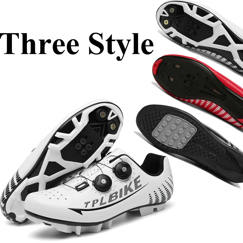

New Cycling Shoes Men MTB Cleats Sneakers SPD Spinning Mountain Bike Shoe Male Ultralight Road Bicycle Footwear Women Trainers