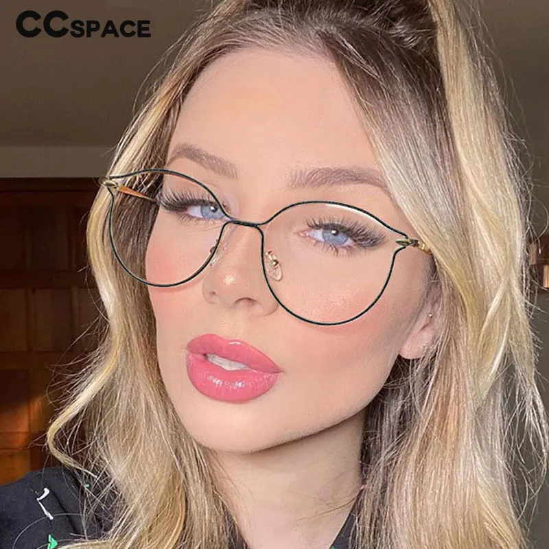 48239 круглый кошачий глаз анти синий светильник оправы для оптических очков