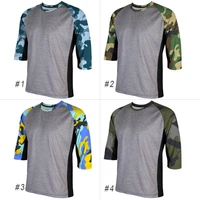 mtb man fashion motocross downhill cycling mountain offroad dh bike jersey wear long shirt 4 styles 34 sleeves summer tops