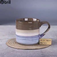 vintage coffee cup set ceramic mug with handle filter simple coffee mug set heat resistsant coffee glass cup nordic gift