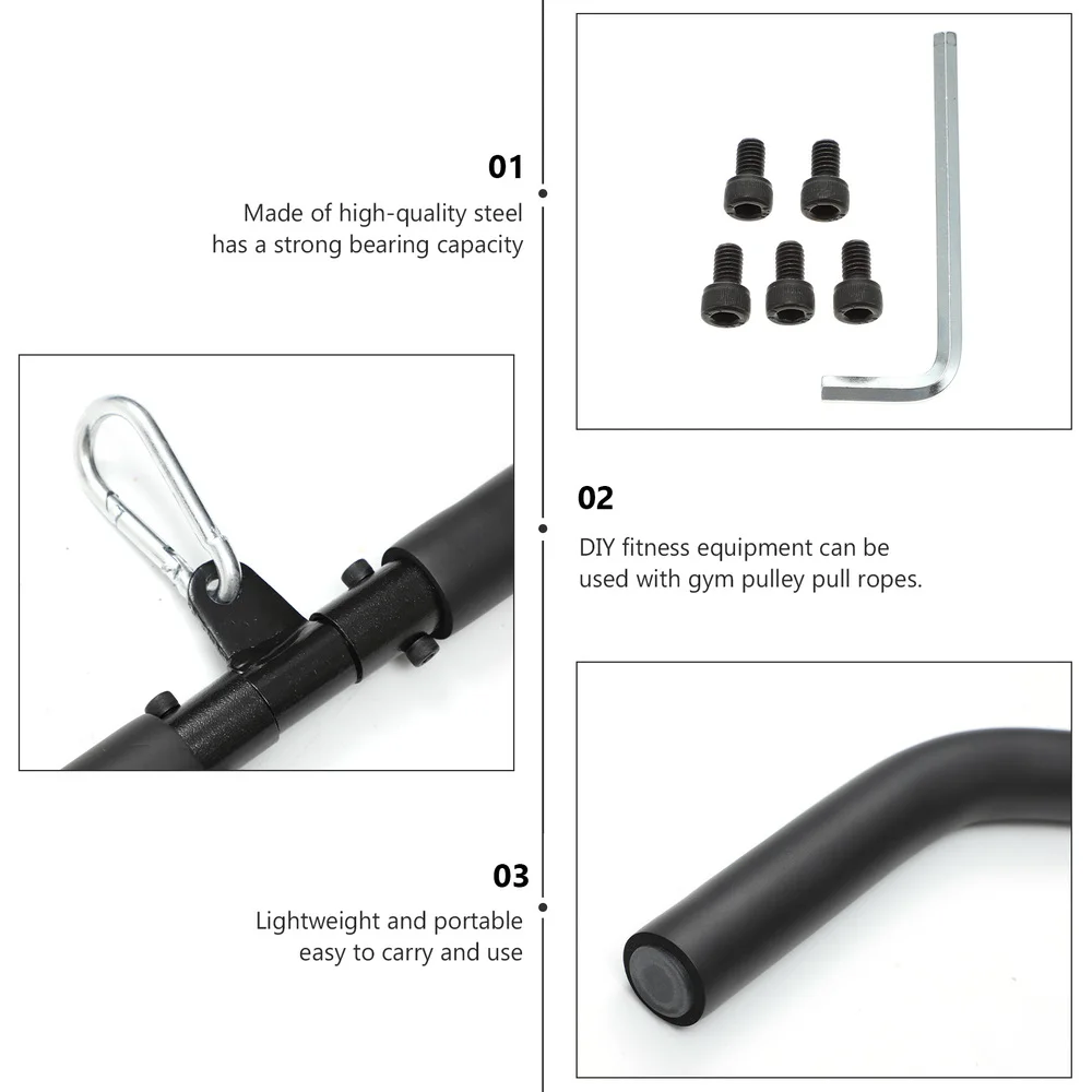 

1 Set Fitness Bar Bicep Tension Rod Muscle Pulling Bar Down Bar