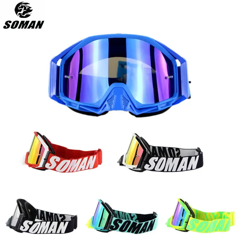 Мото очки гоночные шлемы для мотокросса MX внедорожные Dirt Bike Lunette спорта на