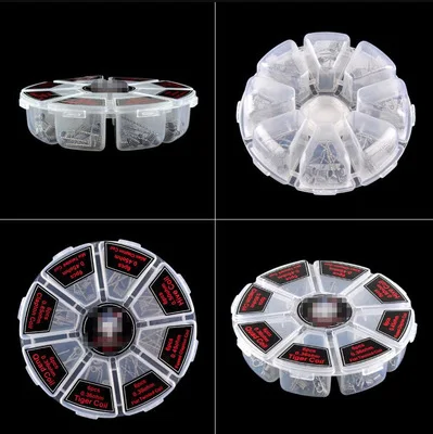 8 в 1 комплект готовой спиральной коробки Hive track Quad Tiger Fused Clapton Mix скрученная Лента