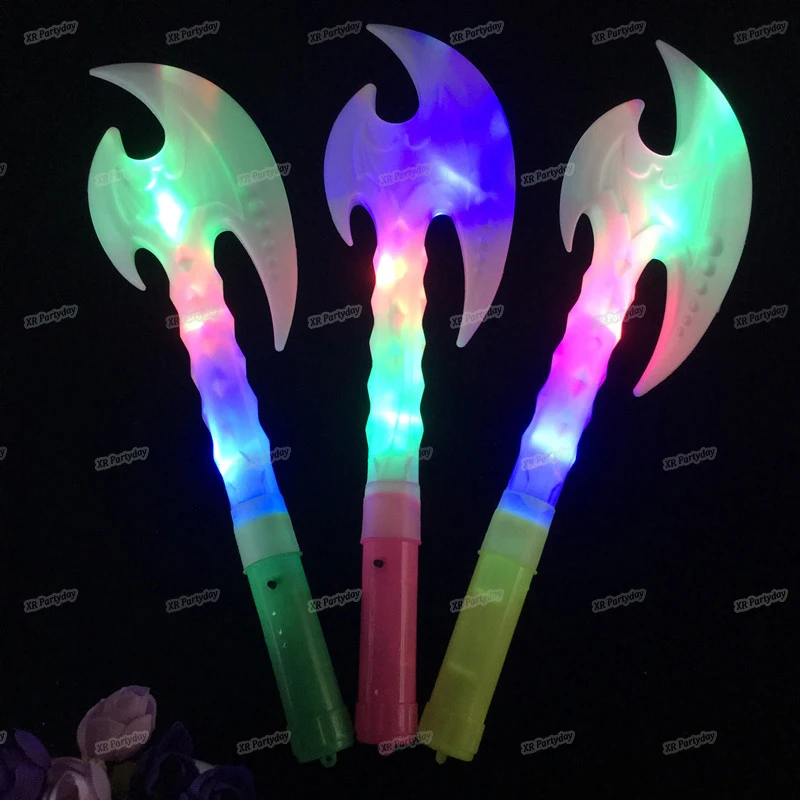 Colorful LED Glowing Moon Star Mace Magic Sticks Toy Concert Bar Flashing Stick Wands Light Toys Party Favors | Дом и сад