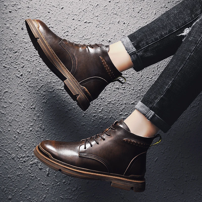 

Мужские повседневные туфли Sapato Masculino, модные мужские спортивные черные кроссовки без шнуровки, кожаные мужские кроссовки